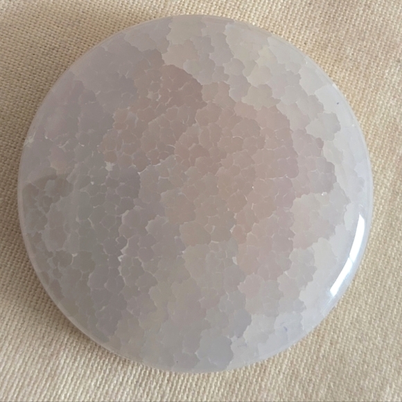 Round Fire Dragon Agate Pendant Bead - Picture 1 of 9
